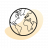 Icon: Globe with yellow shadow